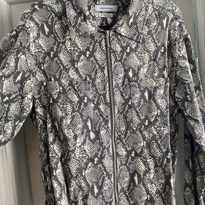 Snake print jacket